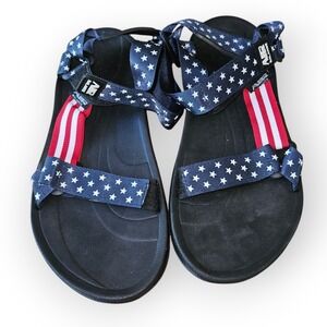 Air Balance Stars and Stripes Sport Sandals Blue Red White EU 41 Mens 8/W 10